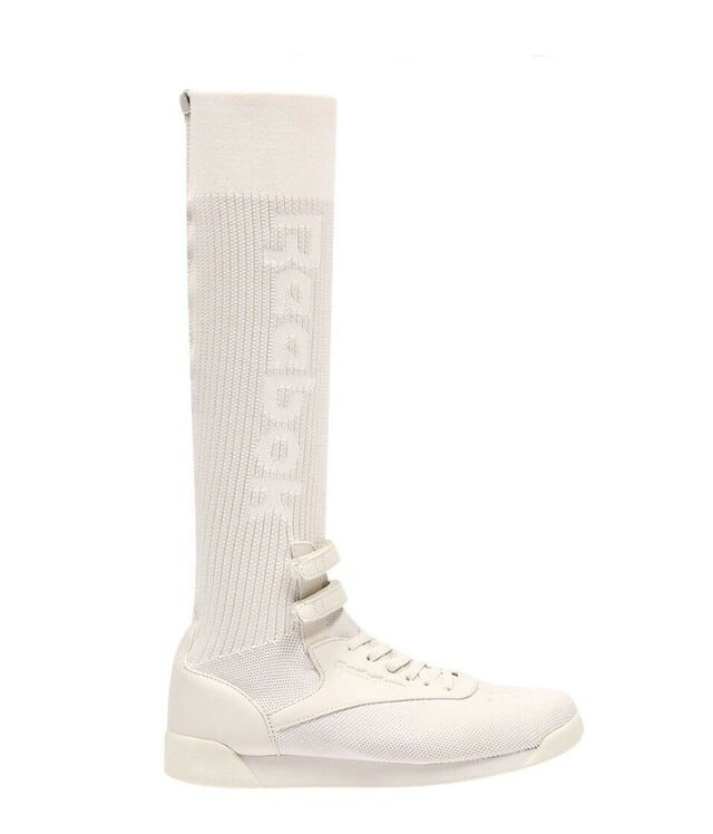 Классические женские кроссовки Freestyle Hi Ultraknit на туфлях белого цвета BS8666 Reebok, бежевый