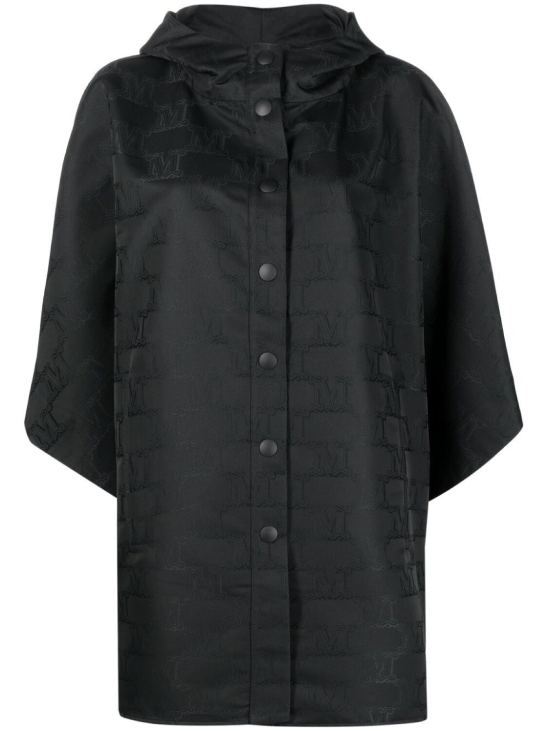 

Однобортное пальто на пуговицах Max Mara, черный