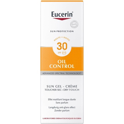 Солнцезащитный гель-крем для контроля жирности кожи SPF 30 50 мл Eucerin — фото 3