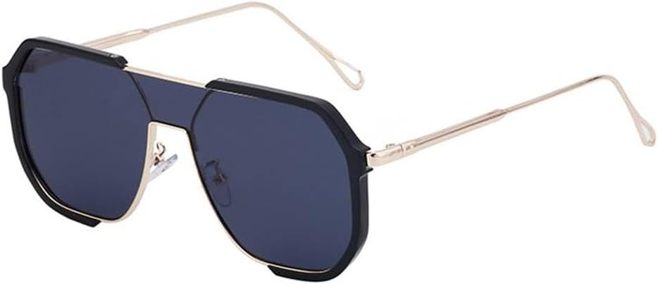 

Ретро-солнцезащитные очки с двойной оправой для мужчин и женщин, большие солнцезащитные очки в стиле панк, модные очки для активного отдыха, защита от ультрафиолета UV400, SUN1330 Generic, C1goldblackgray