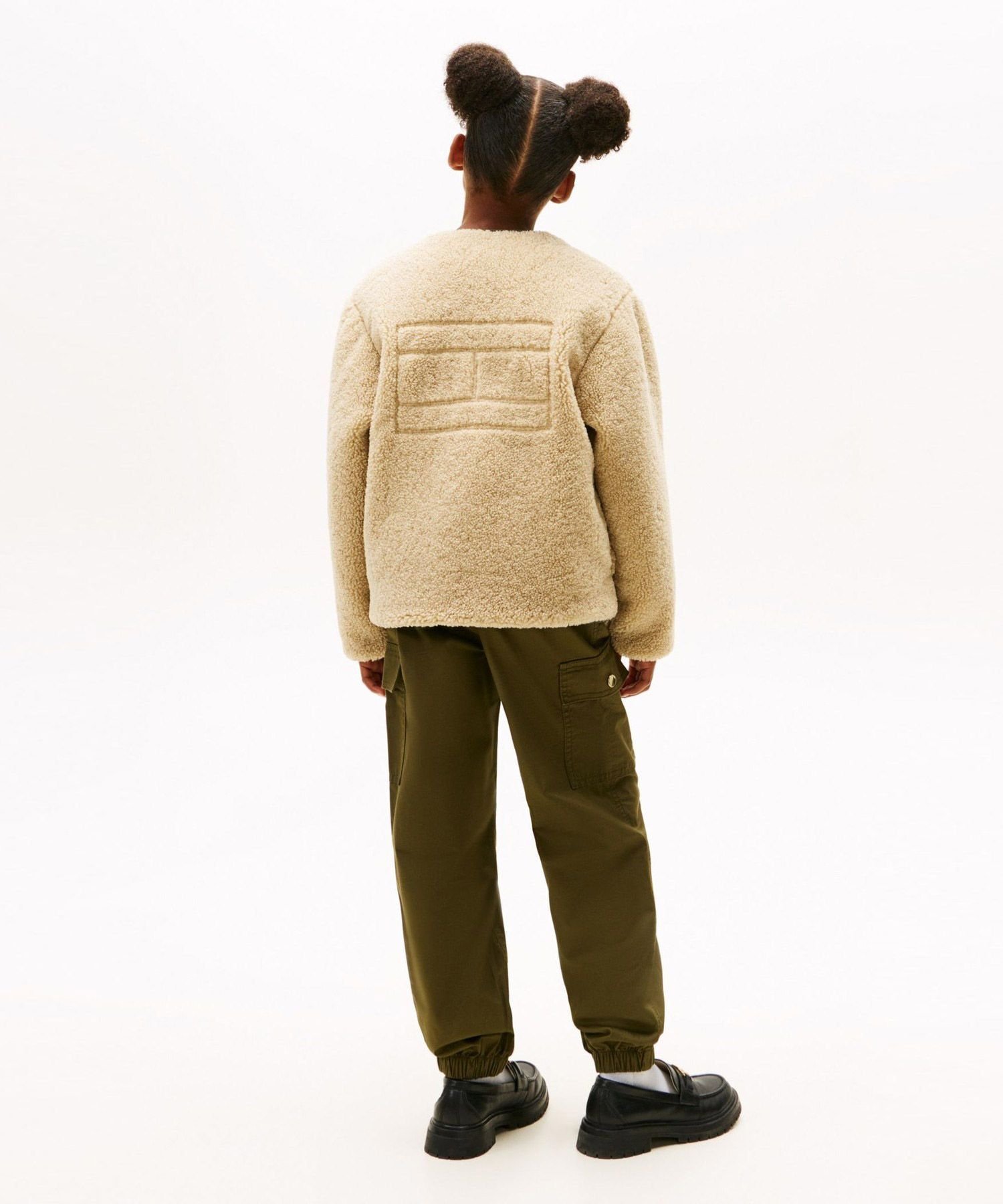 Детская двусторонняя нейлоновая куртка-«мишка» TOMMY HILFIGER, Green MRH — фото 3