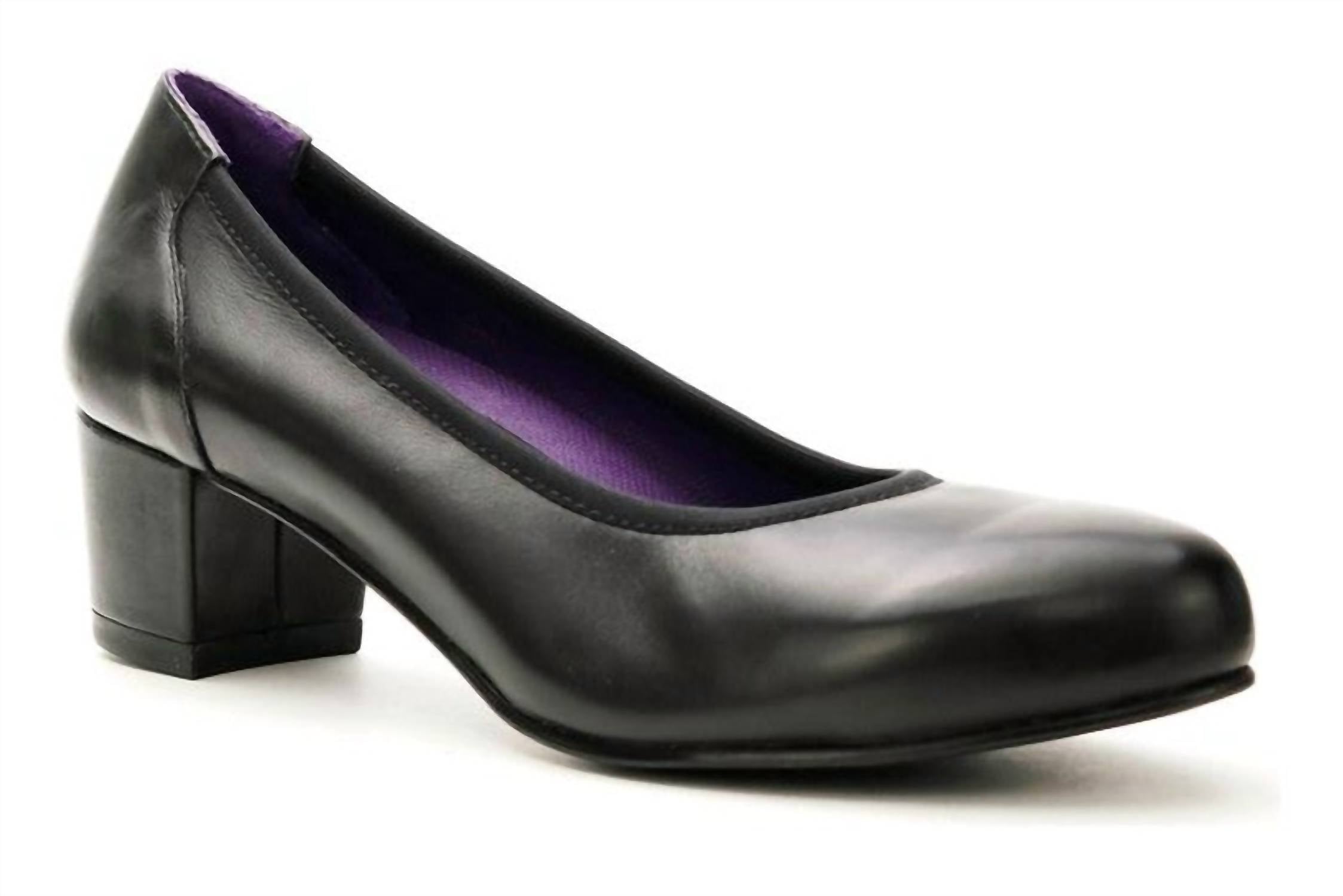 Женские туфли Simona Leather Pump черного цвета David Tate