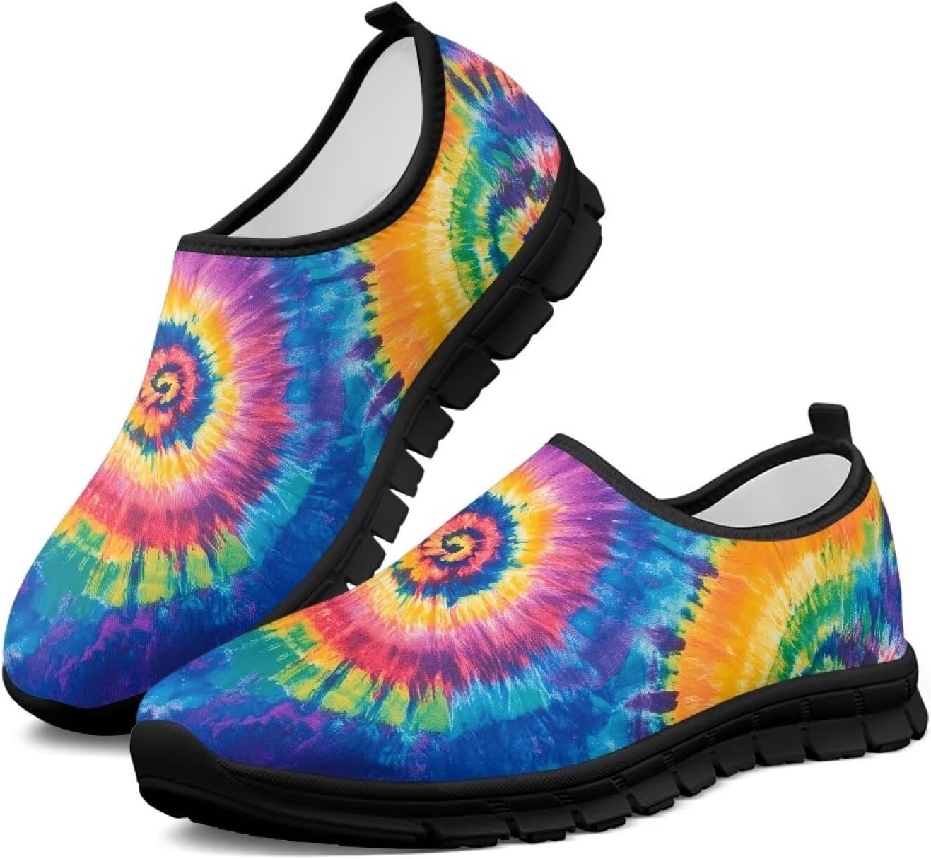 

Мужские модные кроссовки Hresuewn, низкие, с противоскользящей подошвой, повседневная обувь для мужчин, удобные для ходьбы, Tie-dye Design