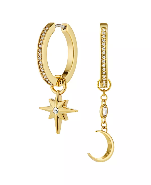 

Серьги из нержавеющей стали золотистого оттенка «Небесная звезда» Olivia Burton, gold