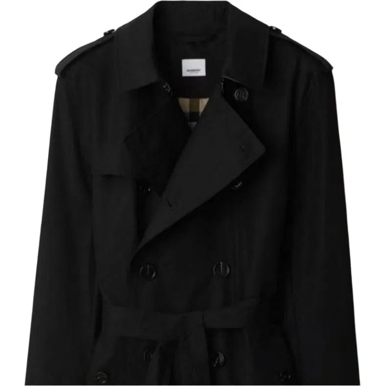 Тренч Burberry мужской классический, для весны и осени, черный — фото 3