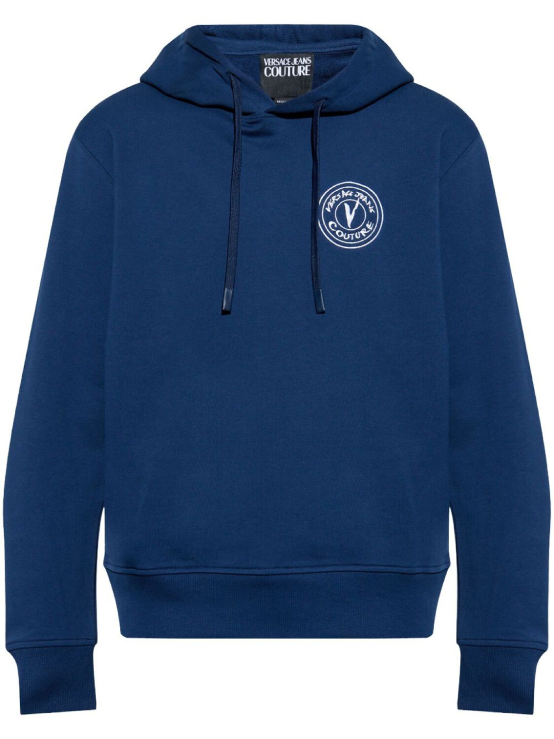 

Толстовка с капюшоном Versace Jeans Couture V-Emblem, синий