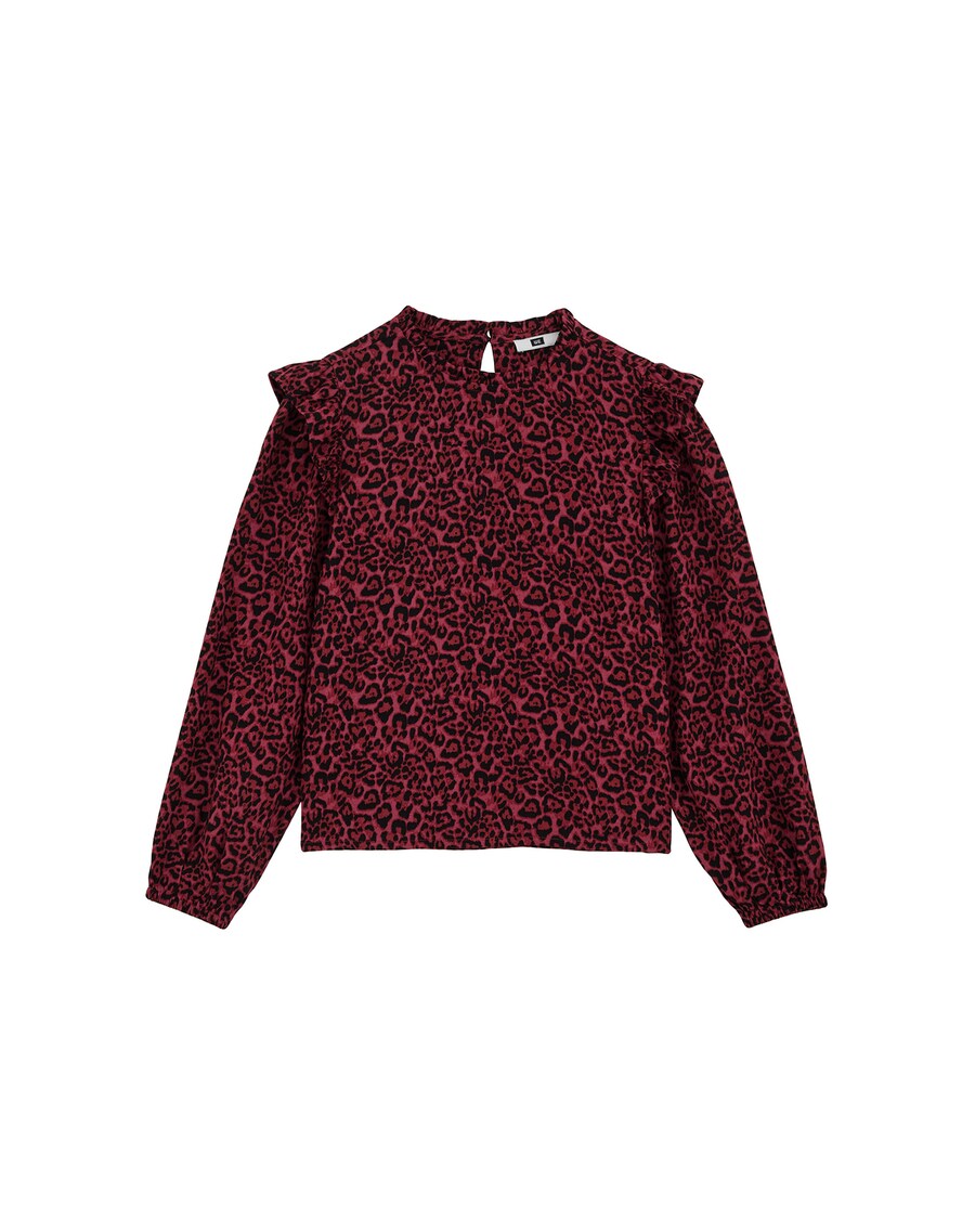 

Блуза WE Fashion, Red/Dark red