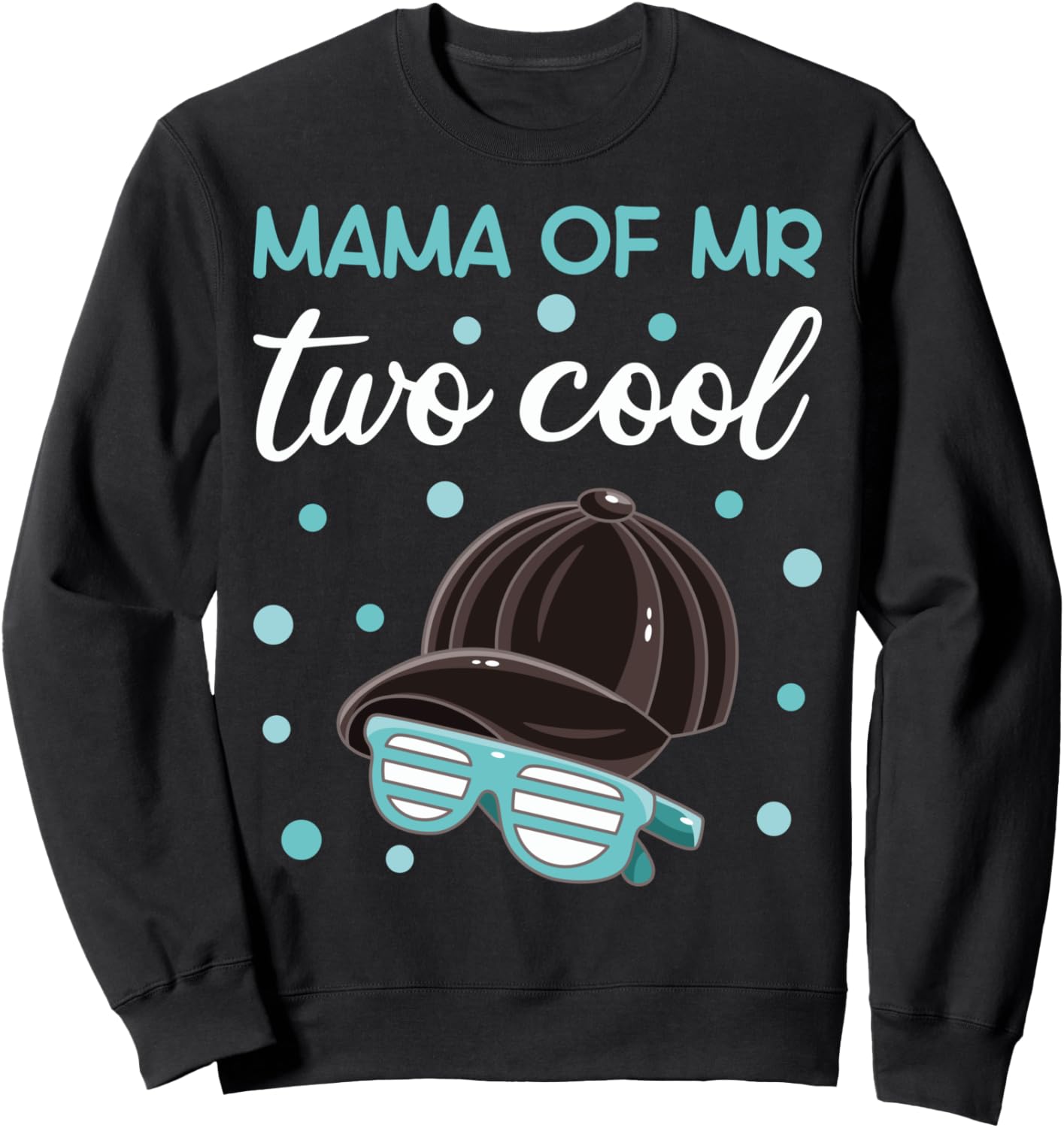 

Мама двухлетнего мальчика в крутом наряде на второй день рождения, хип-хоп вечеринка, толстовка Family Look 2 Year Old Sunglasses Decoration Gifts, черный