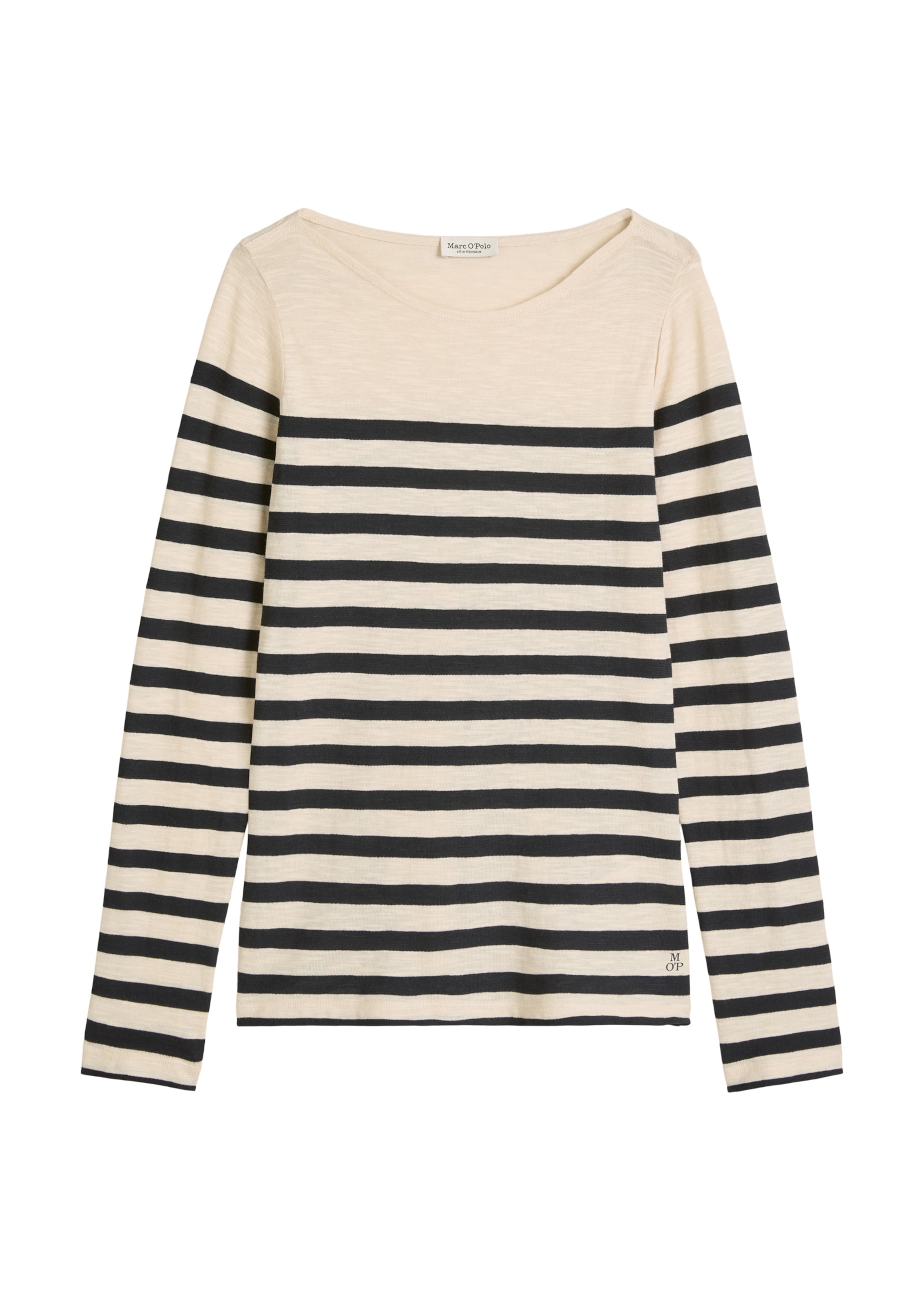 

Marc O'Polo Лонгслив в бежевом и темно-синем цветах