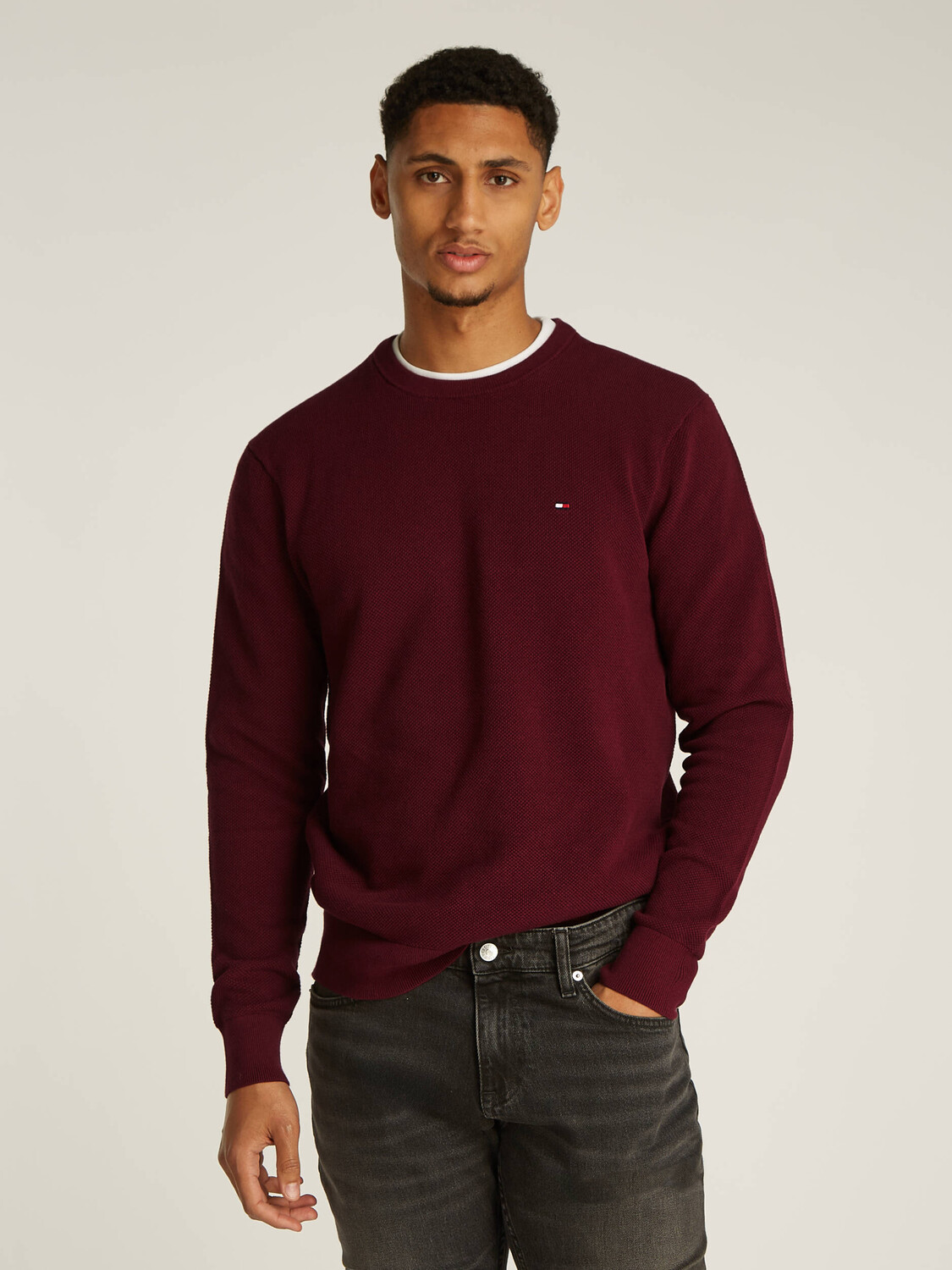 

Свитер Tommy Hilfiger Regular Fit, бордо