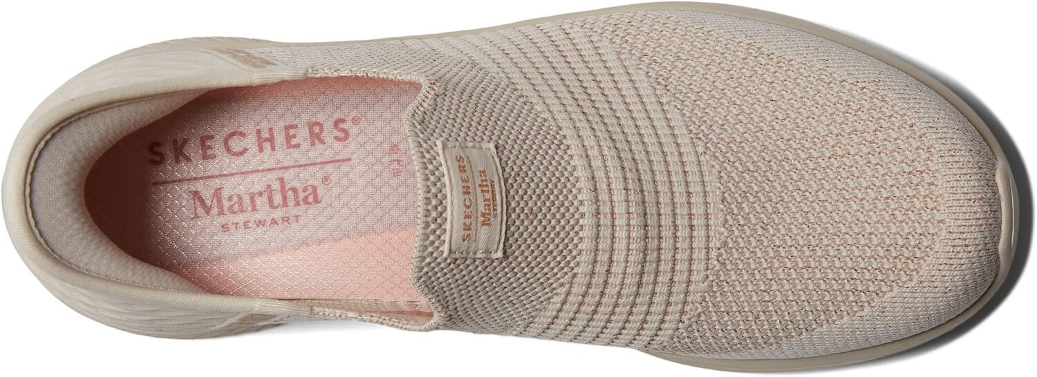 Кроссовки Martha Stewart Ultra Flex 3.0 - Neptune Hands Free Slip-Ins SKECHERS, цвет Natural — фото 2