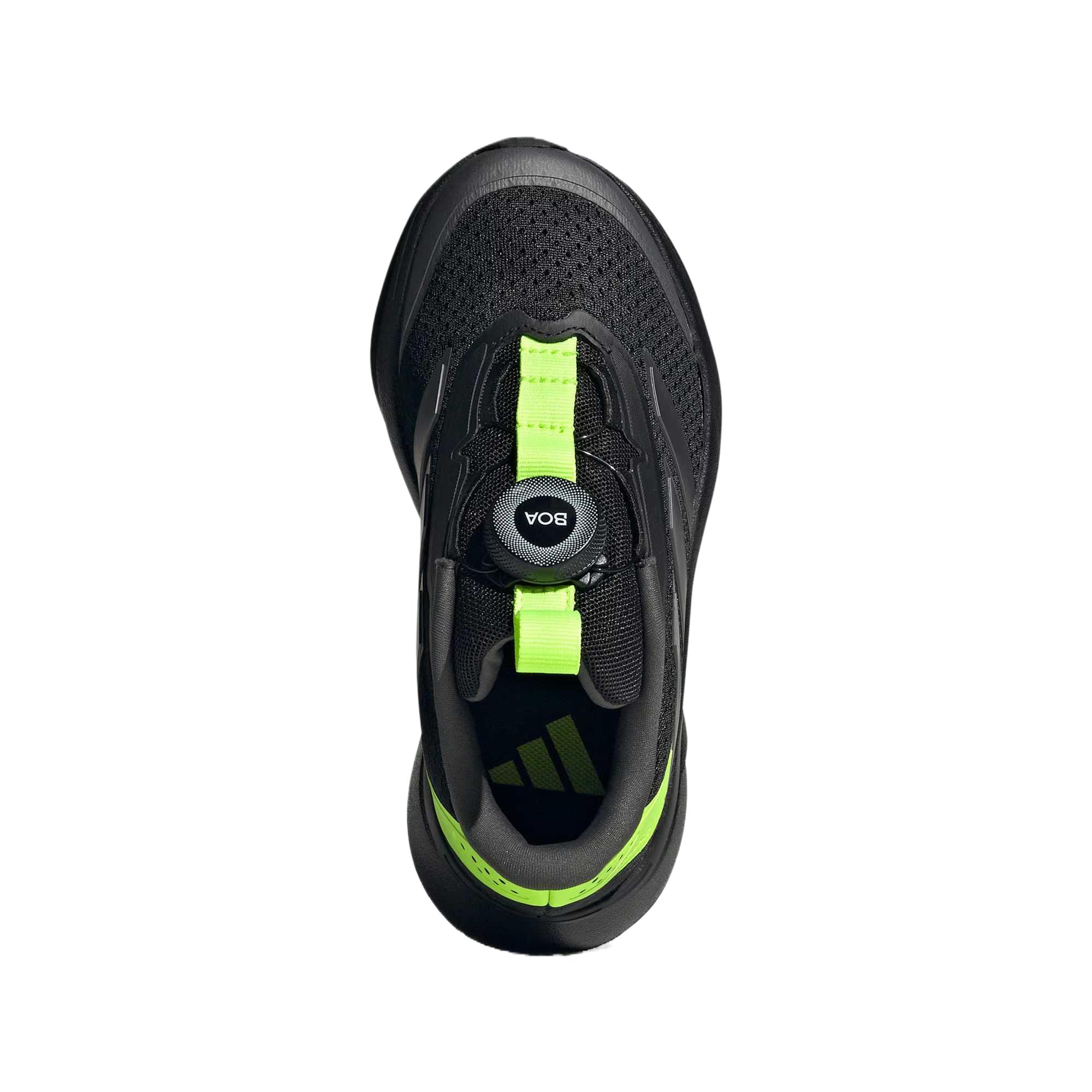 Adidas Детские кроссовки DURAMO SL 2.0, цвет: черный/металлик, серый железный/ярко-лимонно-желтый — фото 3