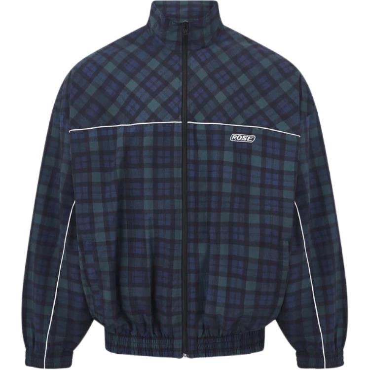 

Martine Rose Тартановая клетчатая куртка для бега, Black