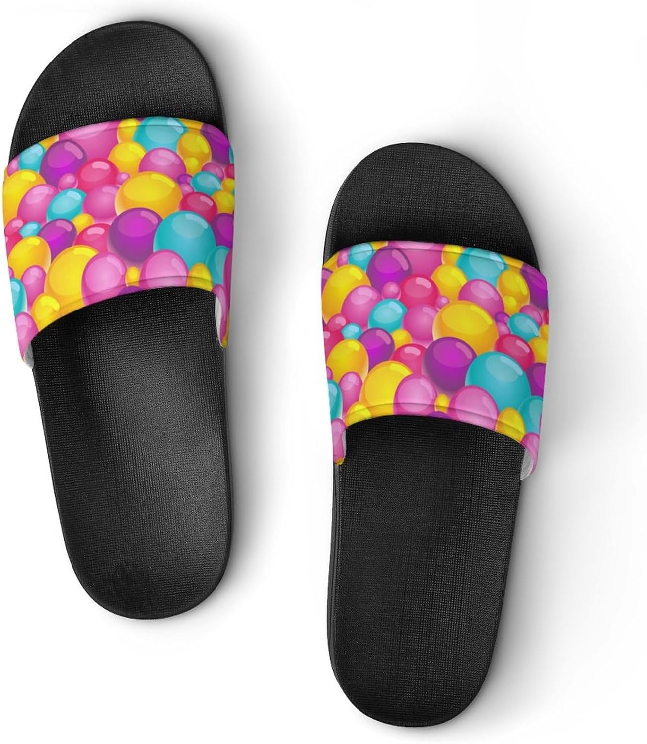 

Сандалии-шлепанцы Colors Dog Paw унисекс с принтом- можно носить как дома, так и на улице Generic, черный