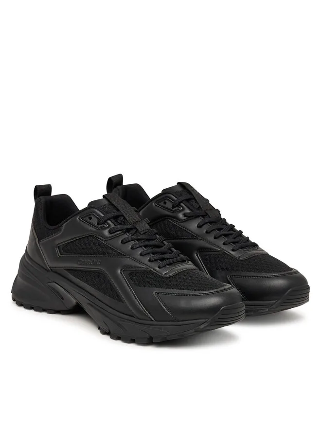 Calvin Klein Кроссовки Hike Runner Laceup Strip M-Lt HM0HM02154 черные — фото 2