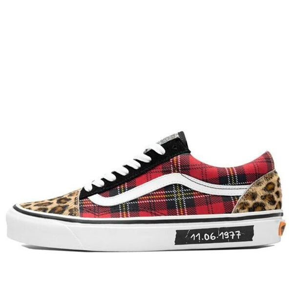 

Кроссовки old skool english invasion redleopard Vans, красный