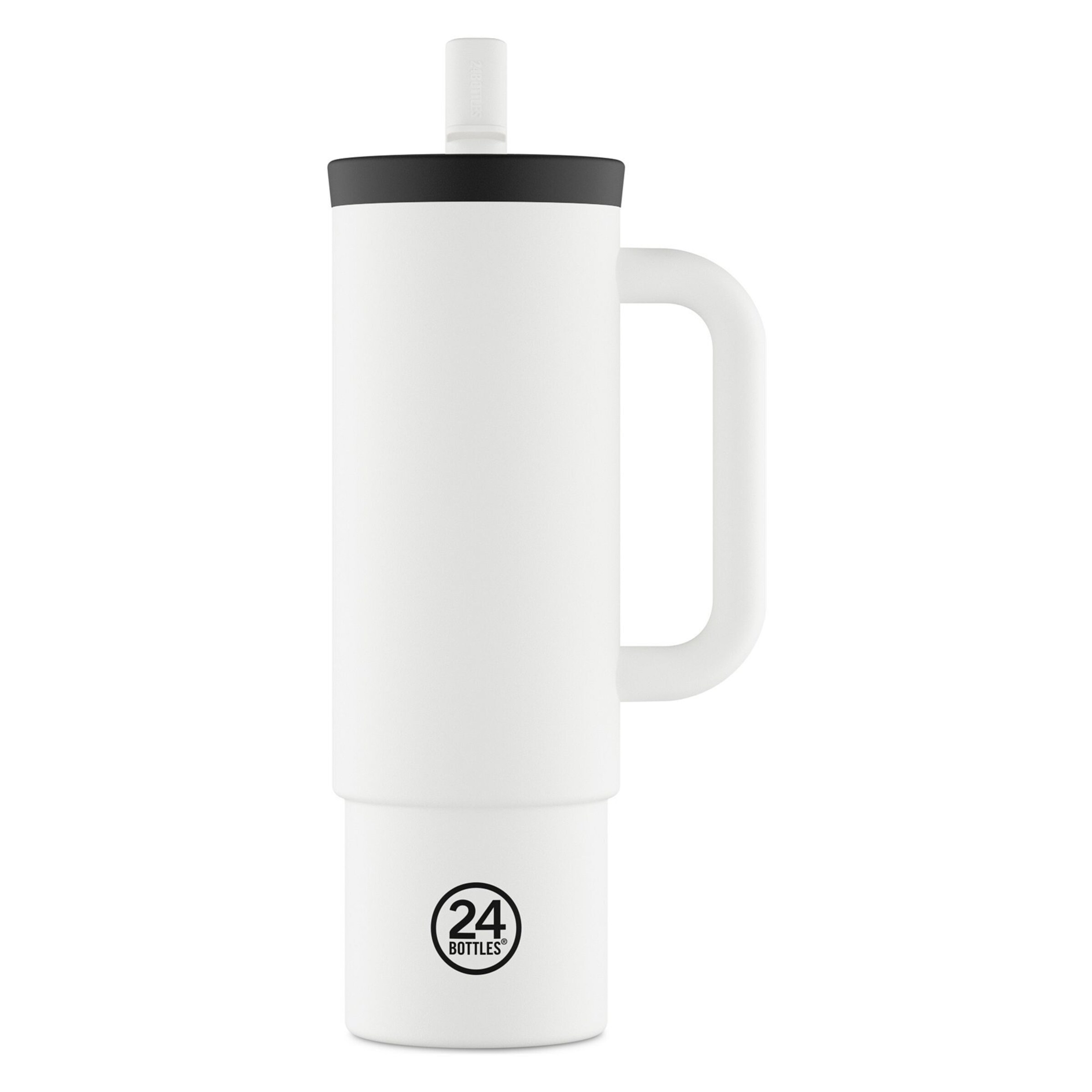 

24Bottles Бутылка для воды 'Straw' в цвете Off White