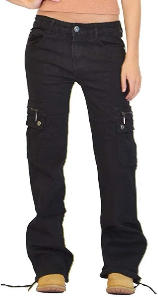 Джинсы свободные, женские, Low Rise Baggy, Black — фото 2