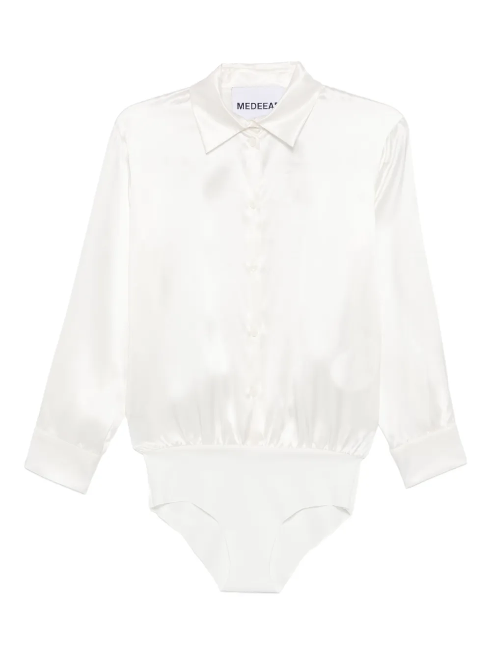 

Шелковая рубашка на пуговицах Medeea, белый