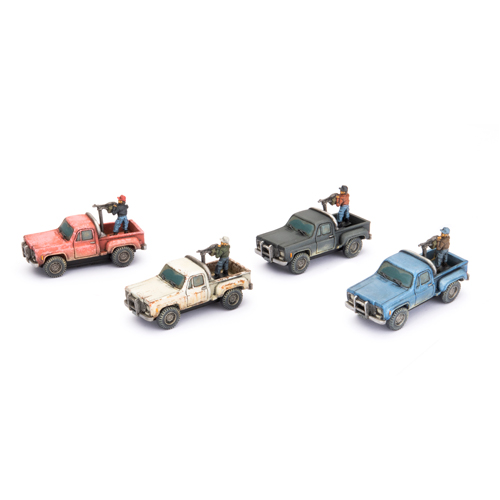 

Фигурки World War Iii: Us Pickup Trucks Battlefront Miniatures