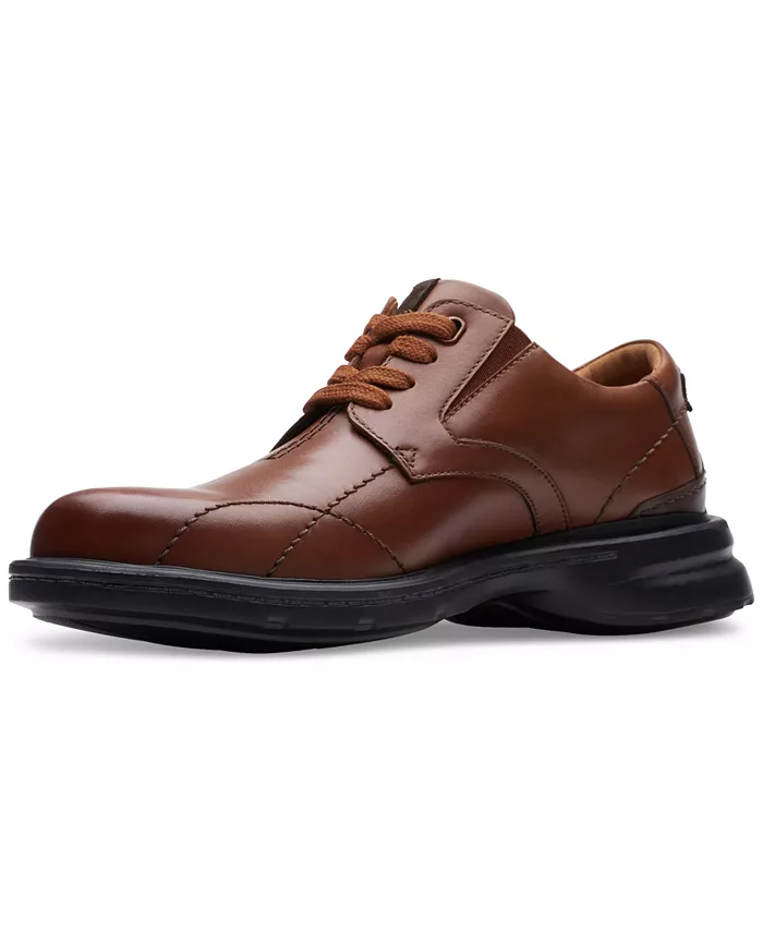 Мужские повседневные туфли Gessler на шнуровке Clarks, коричневый — фото 4