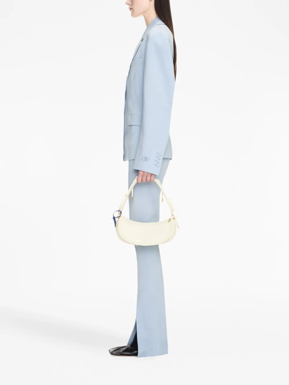 

Сумка на плечо с плетением OFF-WHITE, нейтральный