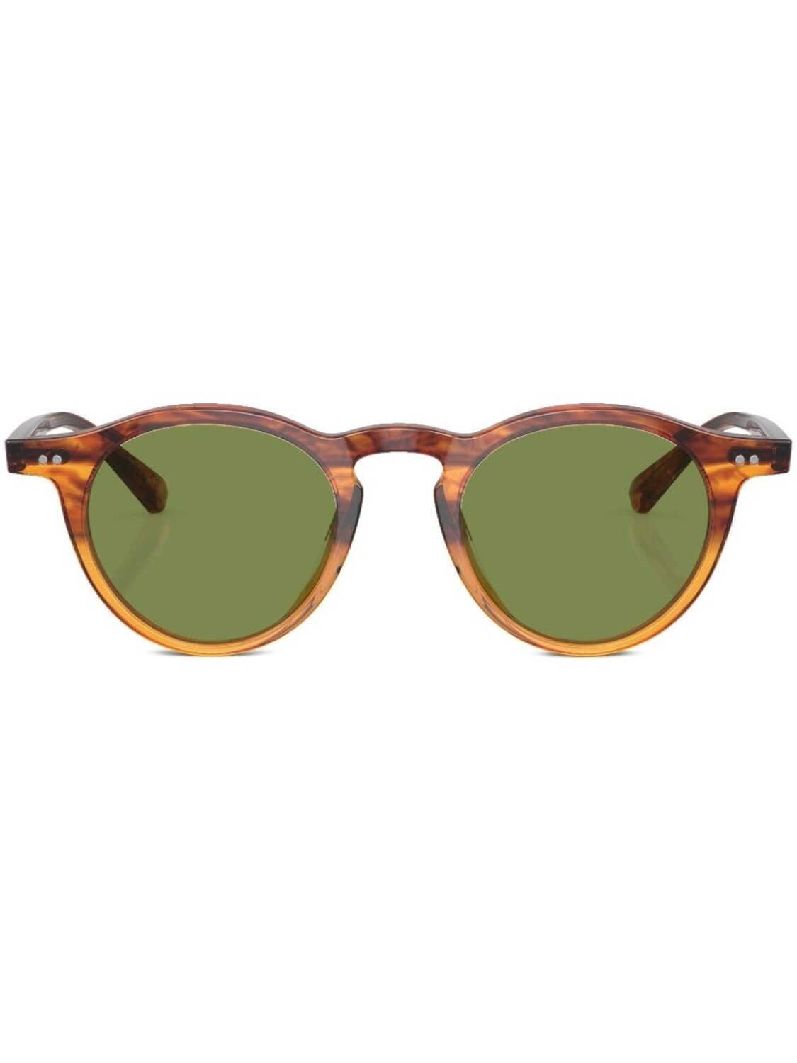 

Oliver Peoples солнцезащитные очки Op-13 в круглой оправе, коричневый
