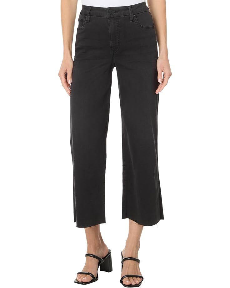 

Джинсы KUT from the Kloth Petite Meg High Rise Fab Ab Wide Leg Raw Hem, цвет Experiences
