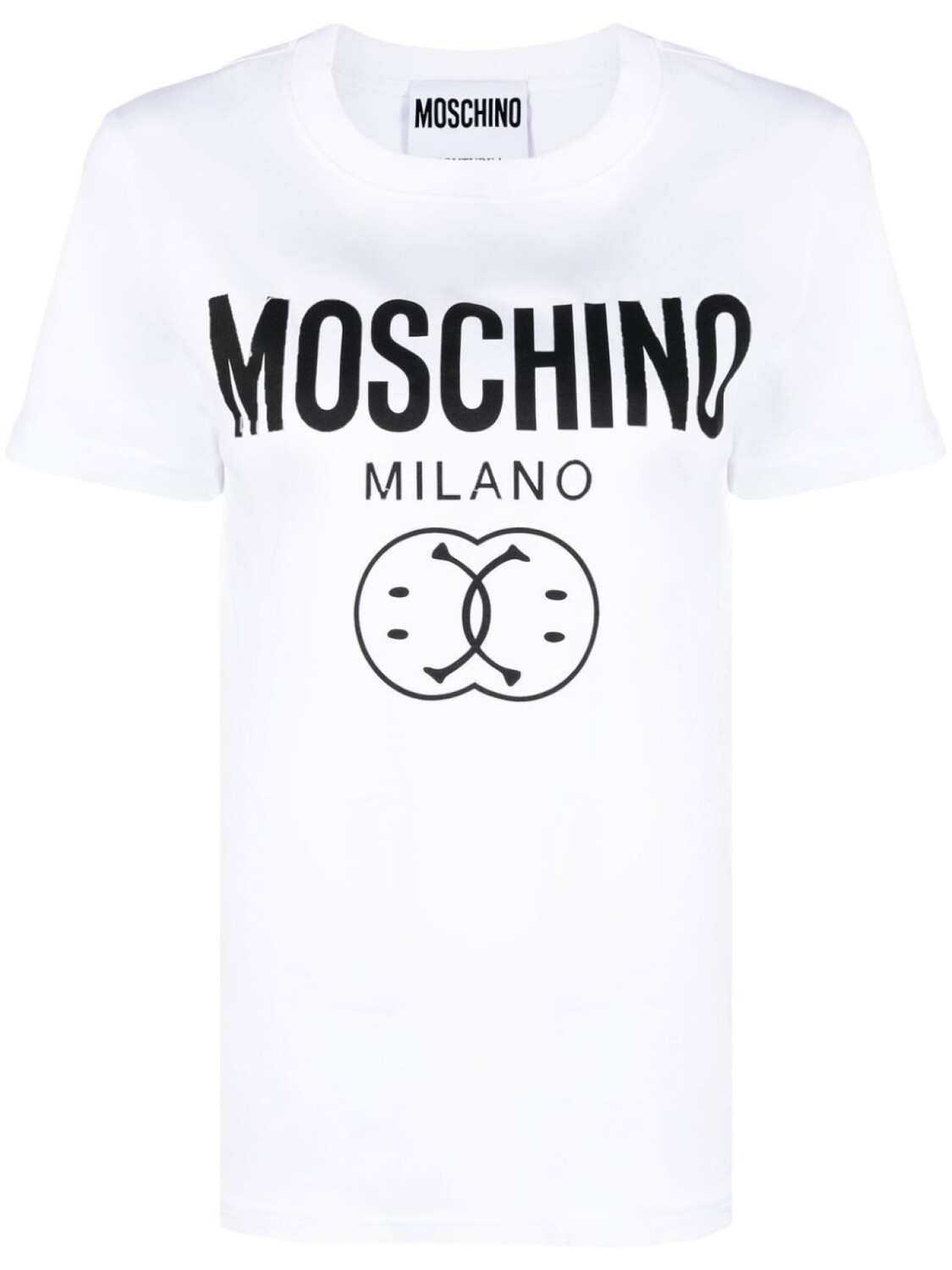 

Футболка с логотипом Moschino, белый