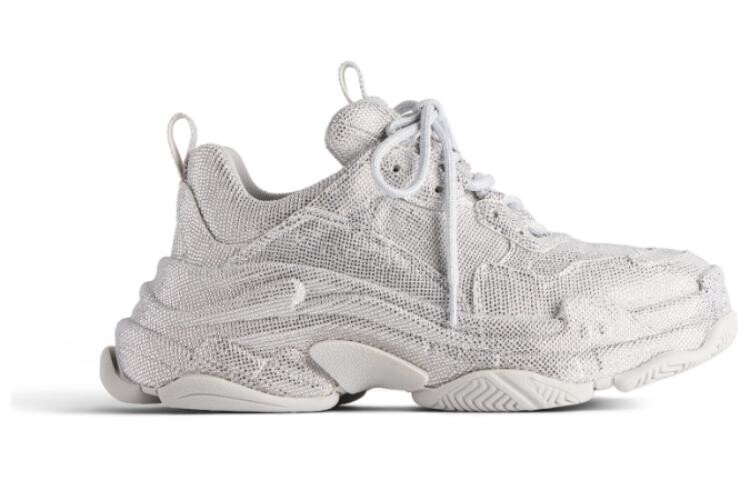 Кроссовки Balenciaga Triple S, светло-серый — фото 2