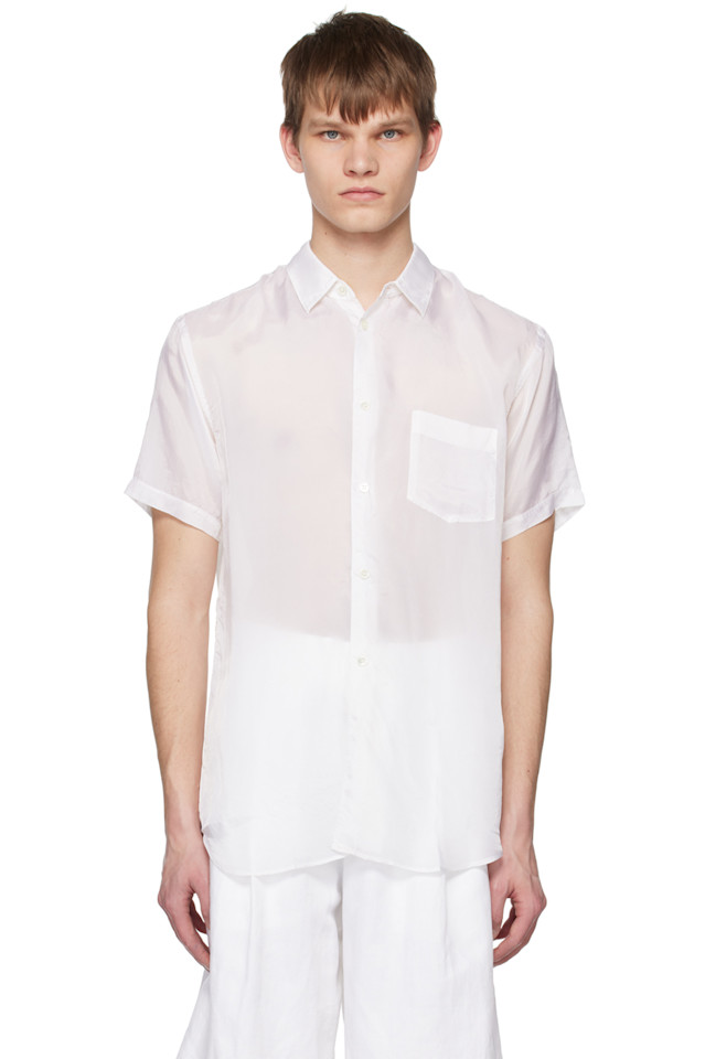 

Рубашка с накладными карманами Comme Des Garçons Shirt, белый