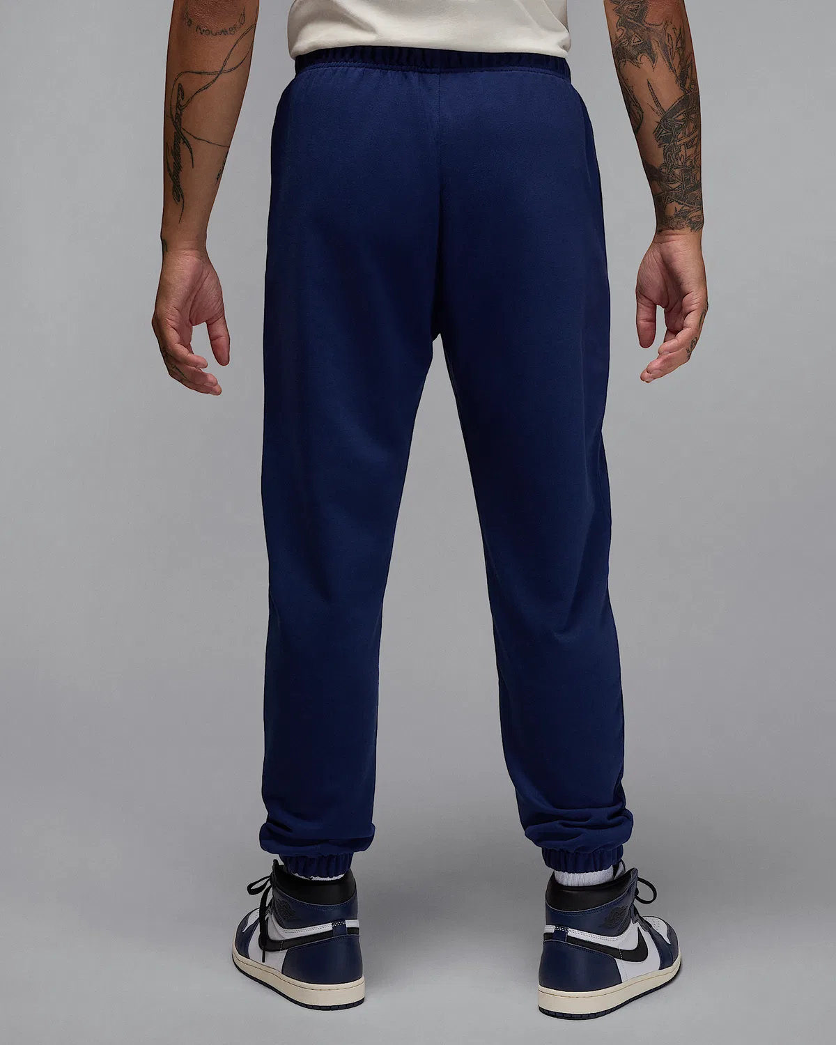 Мужские флисовые штаны Dri-FIT Jordan Sport Crossover, Midnight Navy/White — фото 2