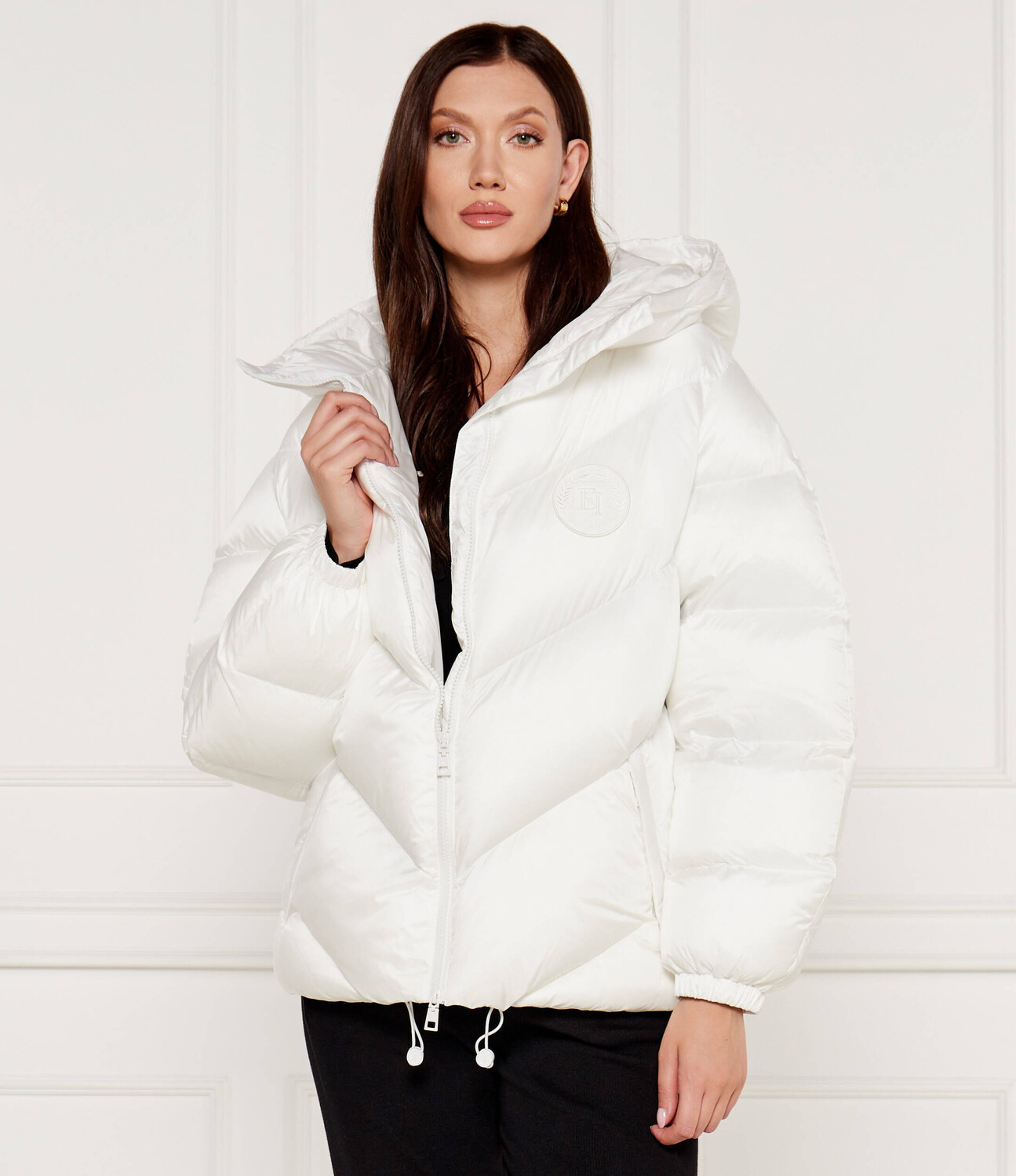

Куртка Elisabetta Franchi Oversize fit, белый