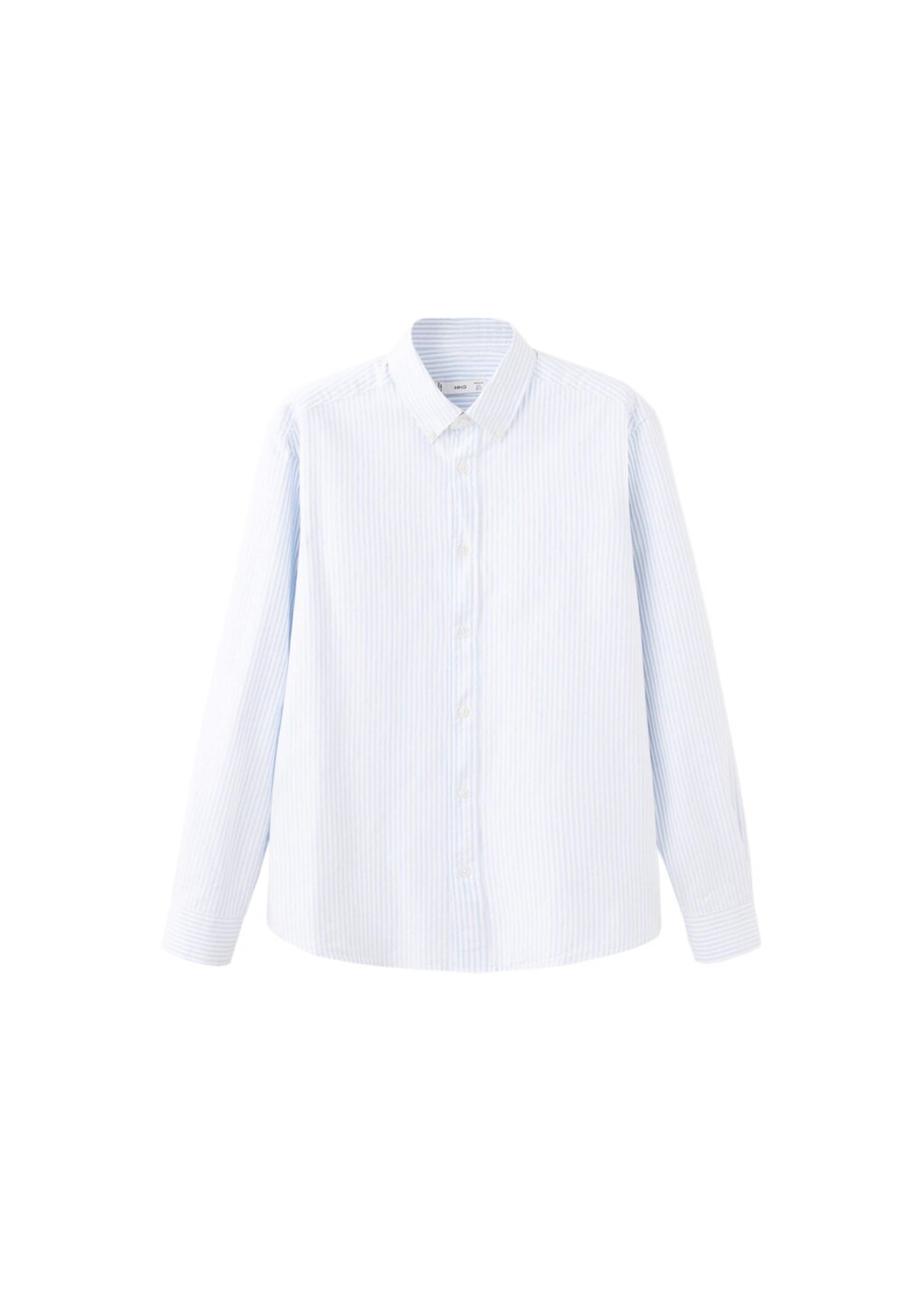 

MANGO MAN Рубашка на пуговицах Regular fit в цвете Sky Blue, White