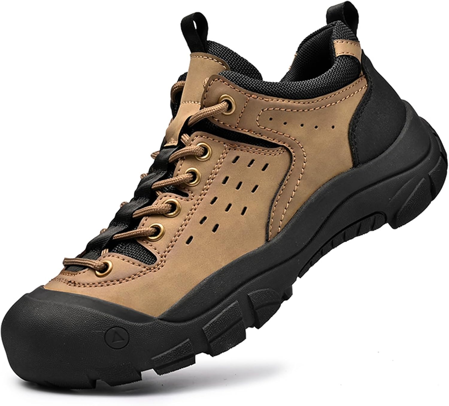 

Мужские кожаные треккинговые кроссовки abborora, хаки