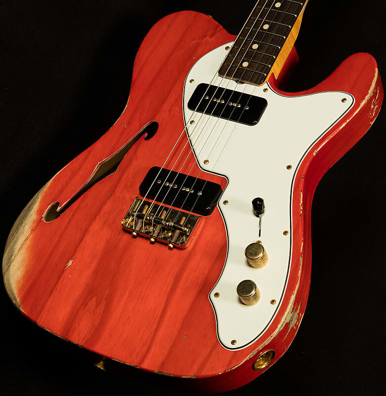 

Электрогитара Fender Custom Shop Wildwood 10 '60s Thinline Telecaster w/P-90s - Relic