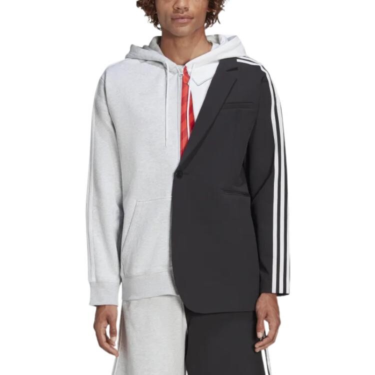 Мужская куртка Kerwin Frost Collection Light Hemp Grey/black Adidas Originals, черный — фото 2