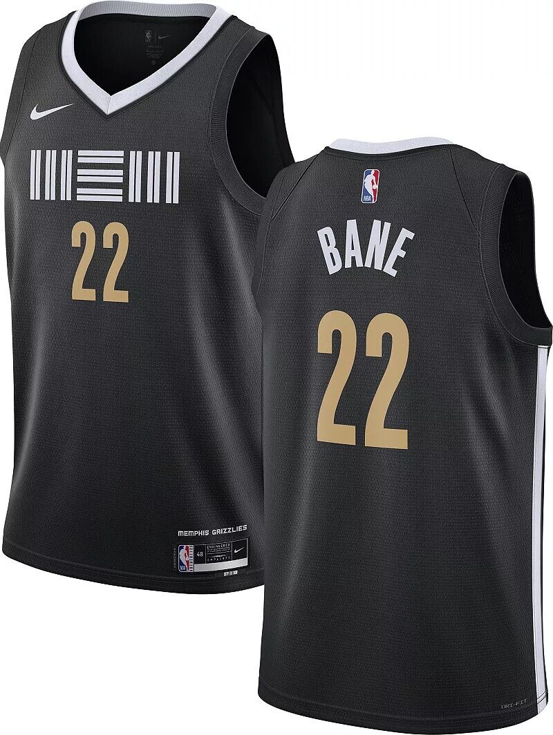 

Мужская черная майка Nike Swingman Memphis Grizzlies Desmond Bane #22 City Edition 2023-24