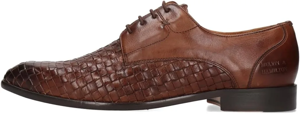Мужские оксфорды Melvin & Hamilton Elyas 4 Woven Lecce Mid Oxford, коричневый