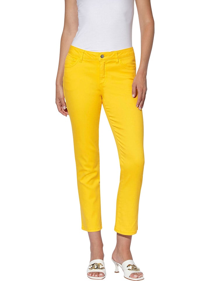 

Джинсы Slim fit золотого цвета Heine