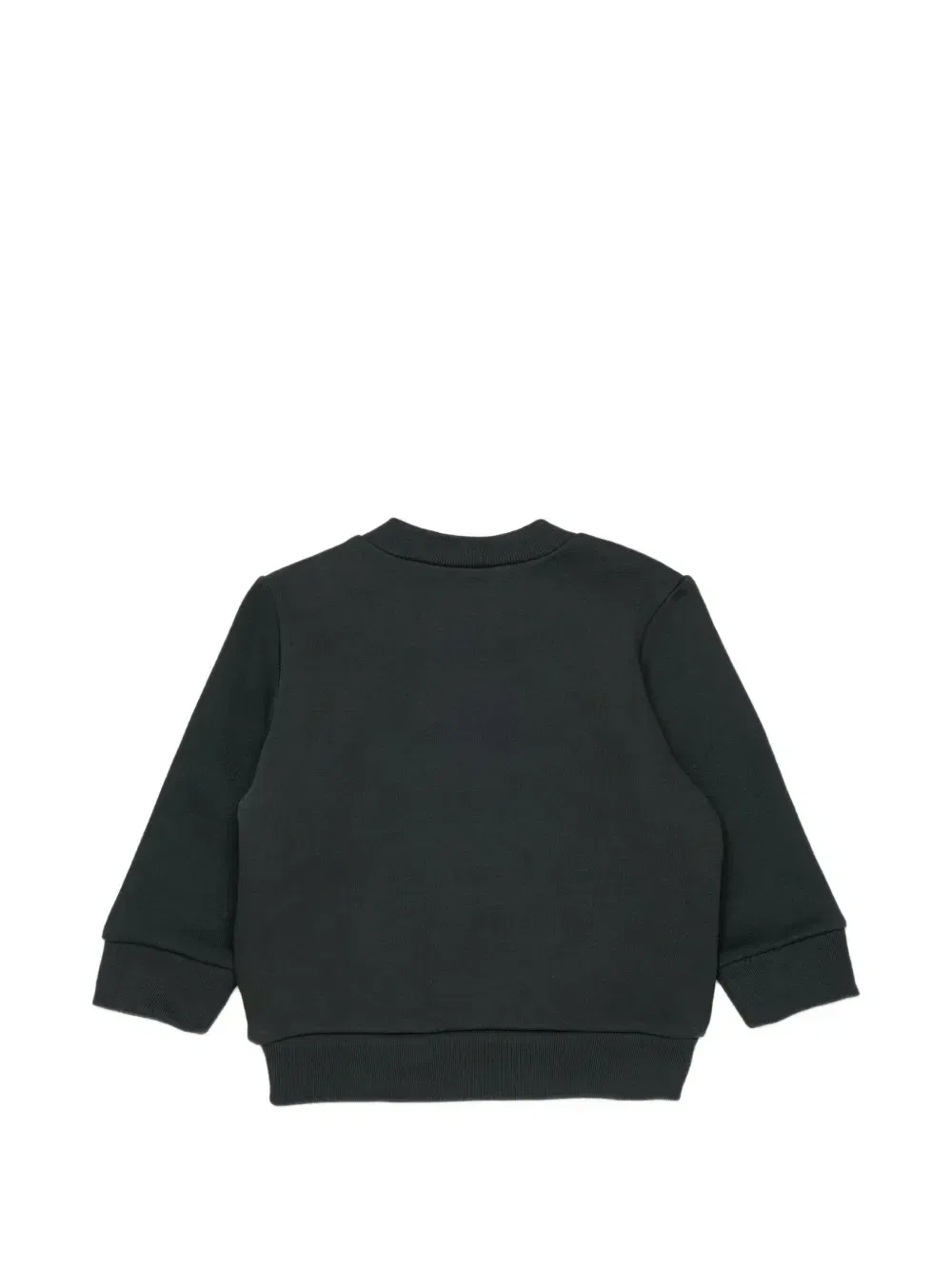 Свитшот с логотипом на пуговицах на плече Marni Kids, черный — фото 2