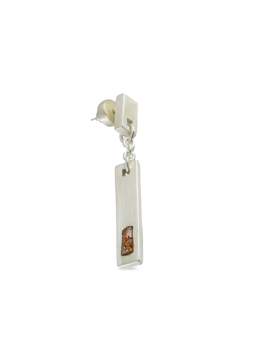 

Серьга Plate Dangle Parts of Four, серебряный