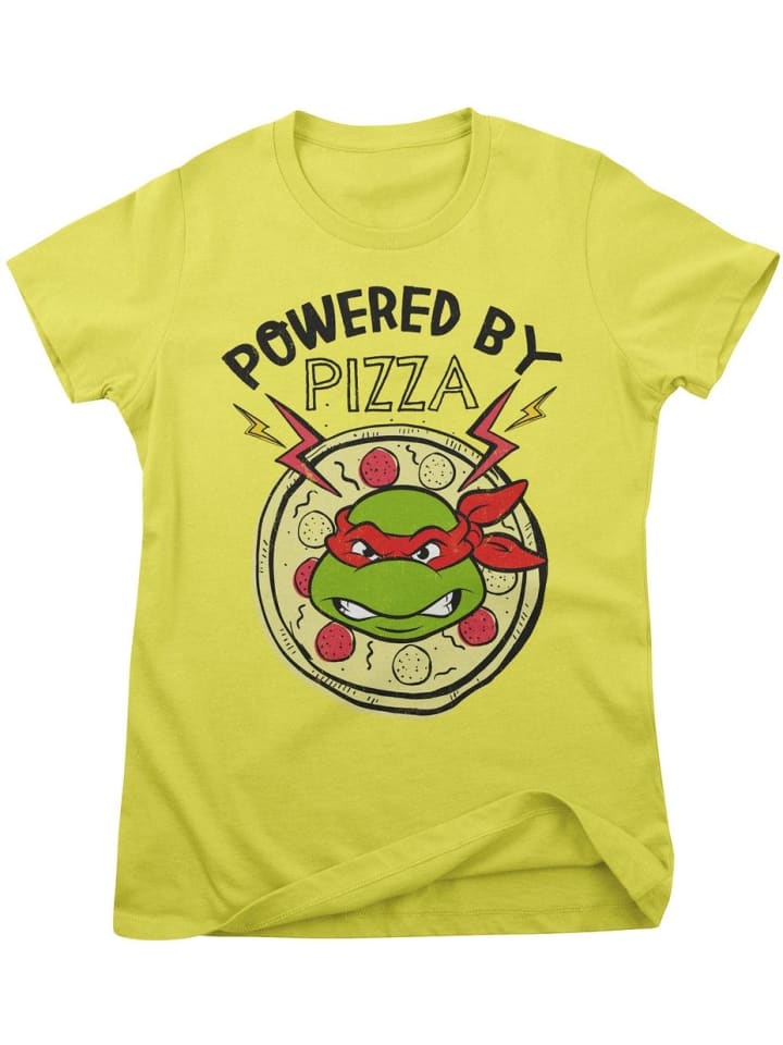 

Teenage Mutant Ninja Turtles Футболка "Powered By Pizza Girly Tee" желтого цвета, Желтый, Teenage Mutant Ninja Turtles Футболка "Powered By Pizza Girly Tee" желтого цвета