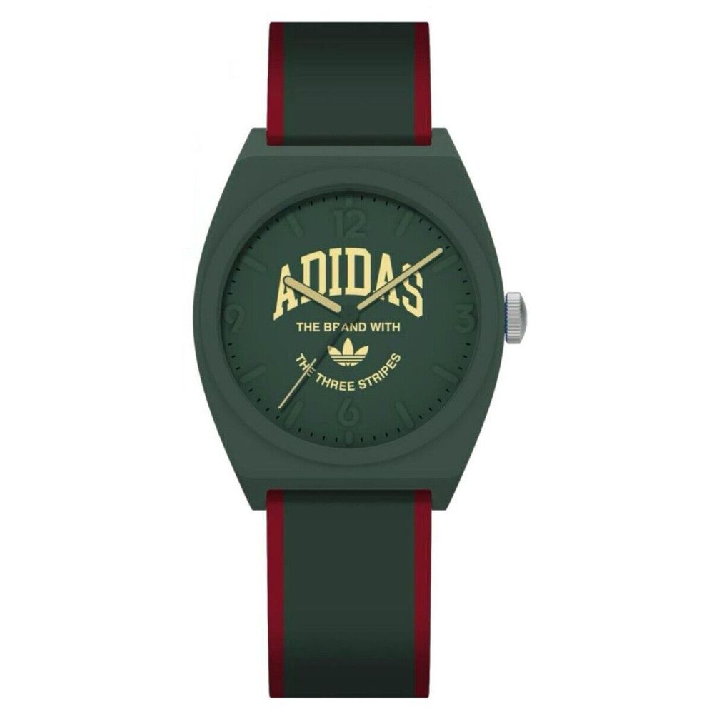 

Зеленые синтетические часы Adidas