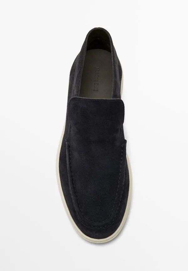 Слипоны Massimo Dutti, Mottled Dark Blue — фото 3