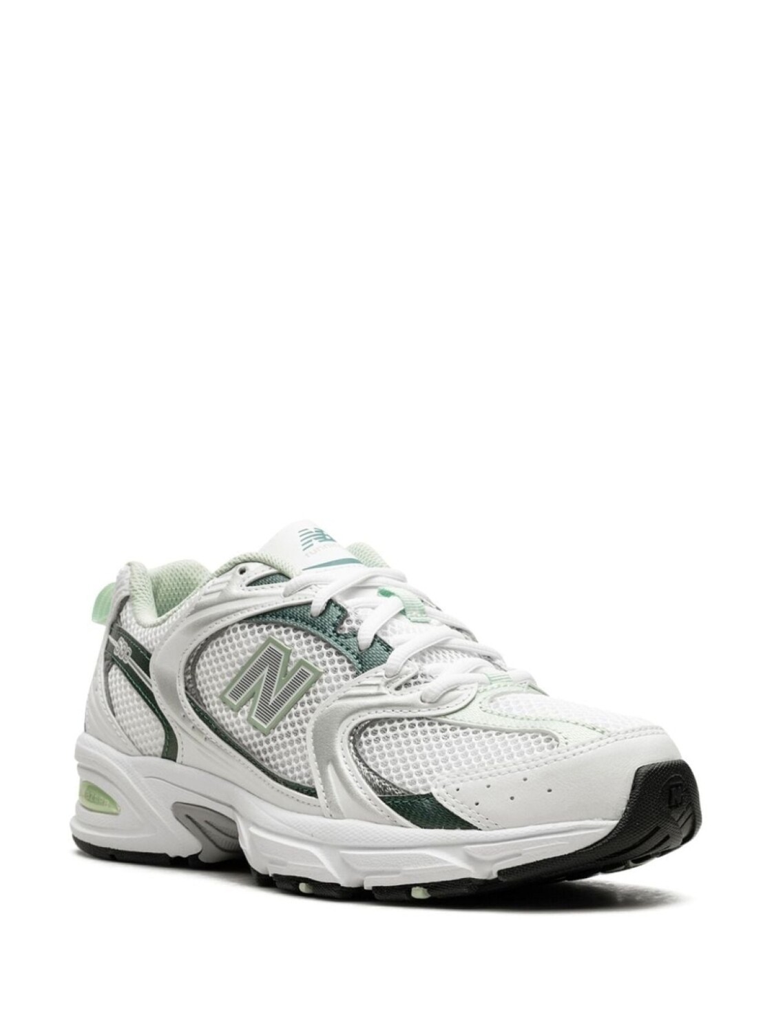 New Balance кроссовки 530 "Белый/Новая ель/Глиняный ясень", белый — фото 2