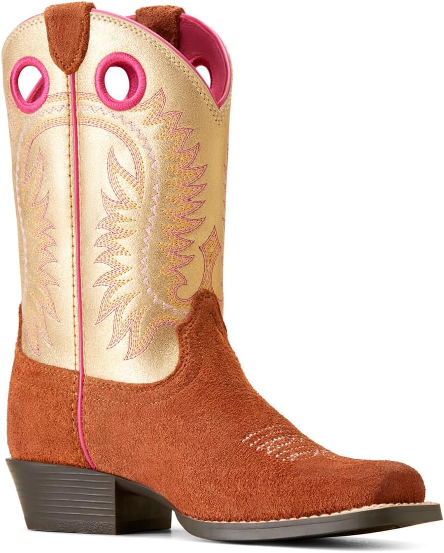 Детские сапоги-дерби ARIAT Derby Monroe Western Boot, золотой — фото 3