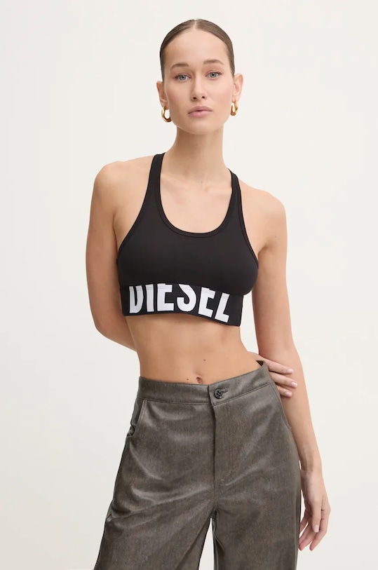 

Спортивный бюстгальтер UFSB-COTTON-RACE-BRALETTE Diesel, черный