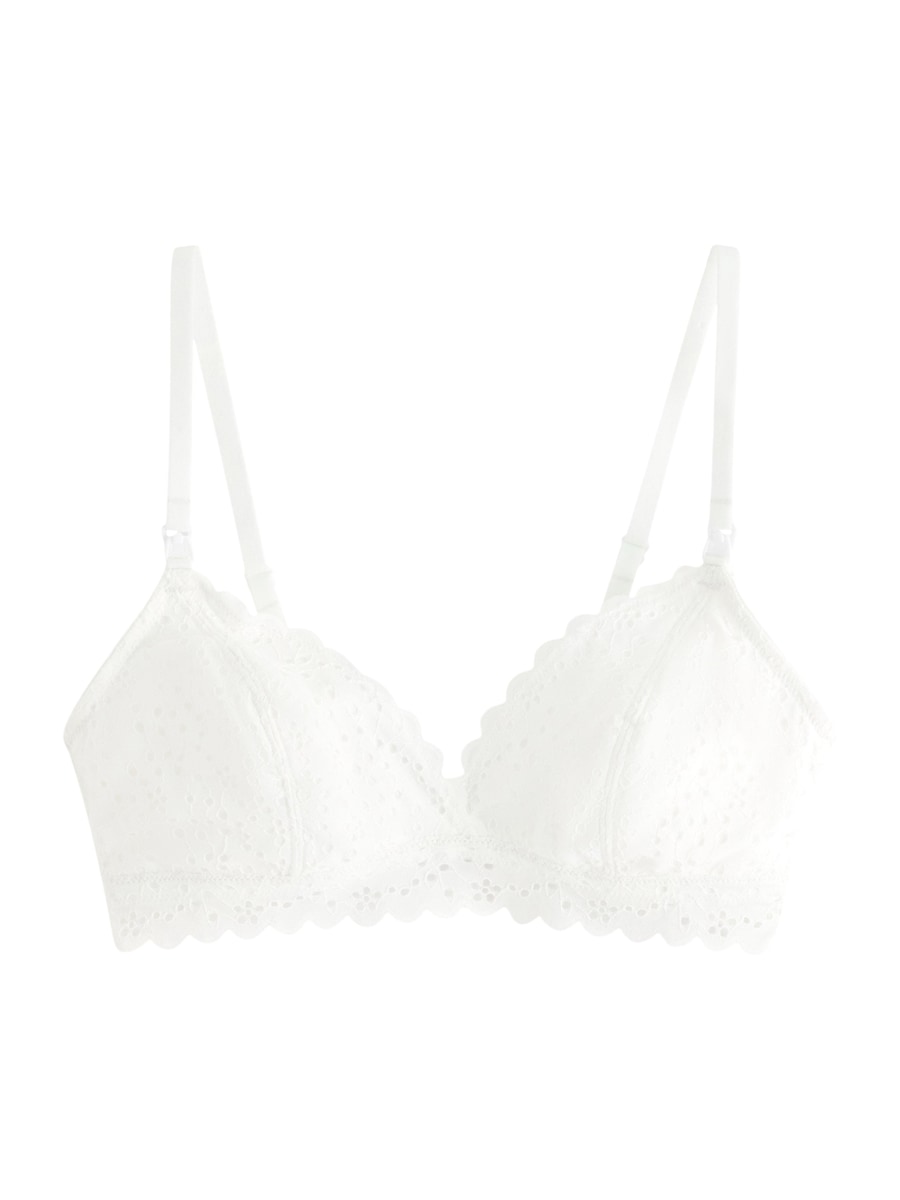 

Треугольный бюстгальтер Lindex Maternity, белый