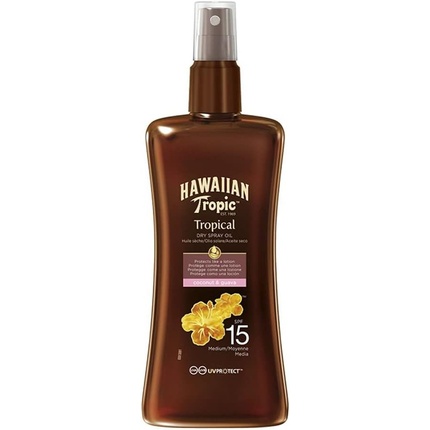 

Защитное сухое масло-спрей Spf15 Medium 200 мл Hawaiian Tropic